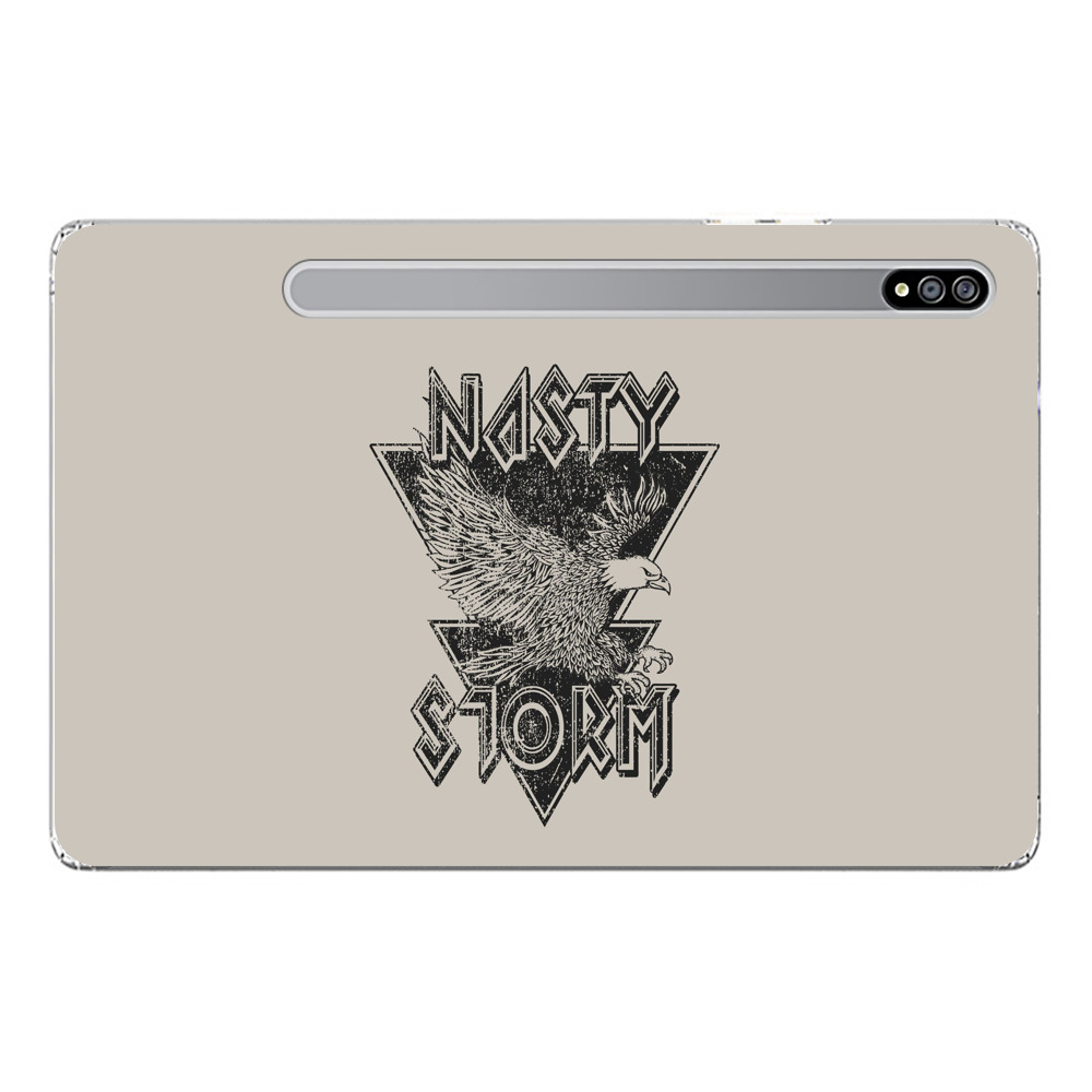 イーグルと嵐のデザイン Samsung Galaxy Tab S8オリジナルケース