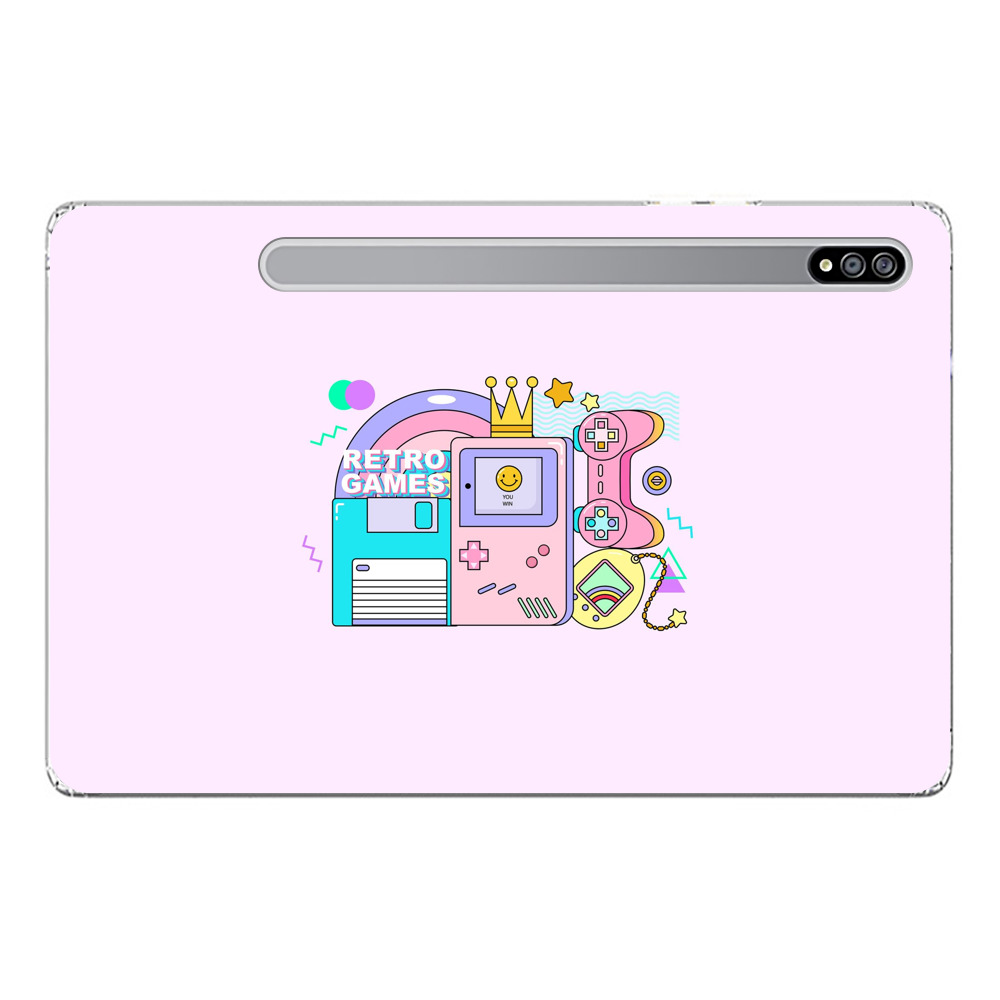 レトロゲームのデザイン Samsung Galaxy Tab S8オリジナルケース