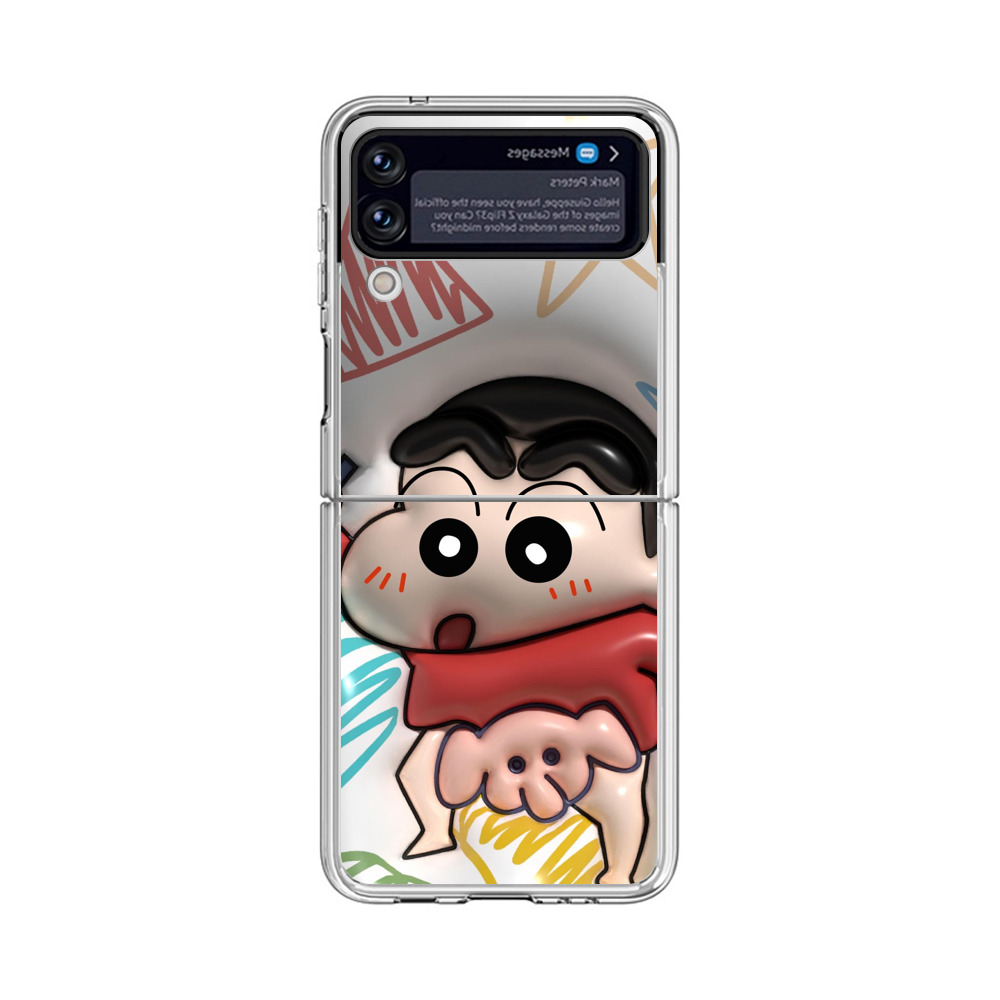 クレヨンしんちゃんのイラスト Samsung Galaxy Z Flip 3 (5G)オリジナルケース
