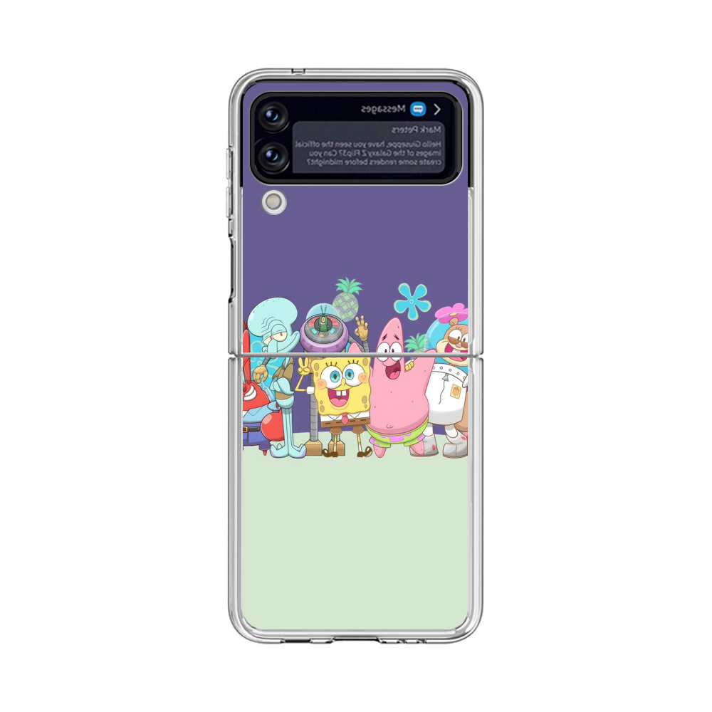 スポンジボブ海の仲間たち Samsung Galaxy Z Flip 3 (5G)オリジナルケース