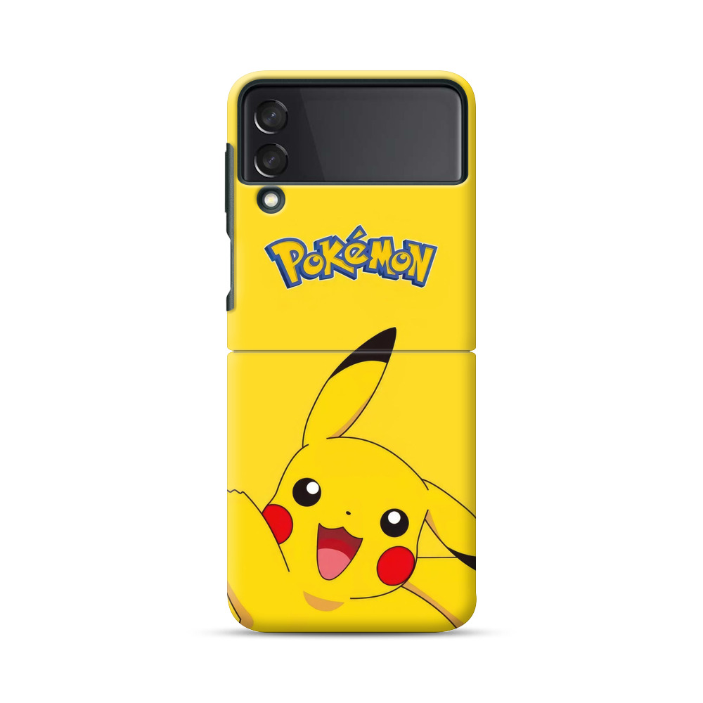 ピカチュウのイラスト Samsung Galaxy Z Flip 3 (5G)オリジナルハードケース
