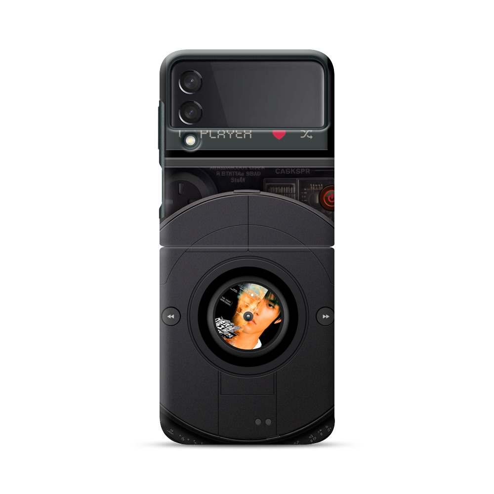 レトロCDプレーヤー Samsung Galaxy Z Flip 3 (5G)オリジナルハードケース