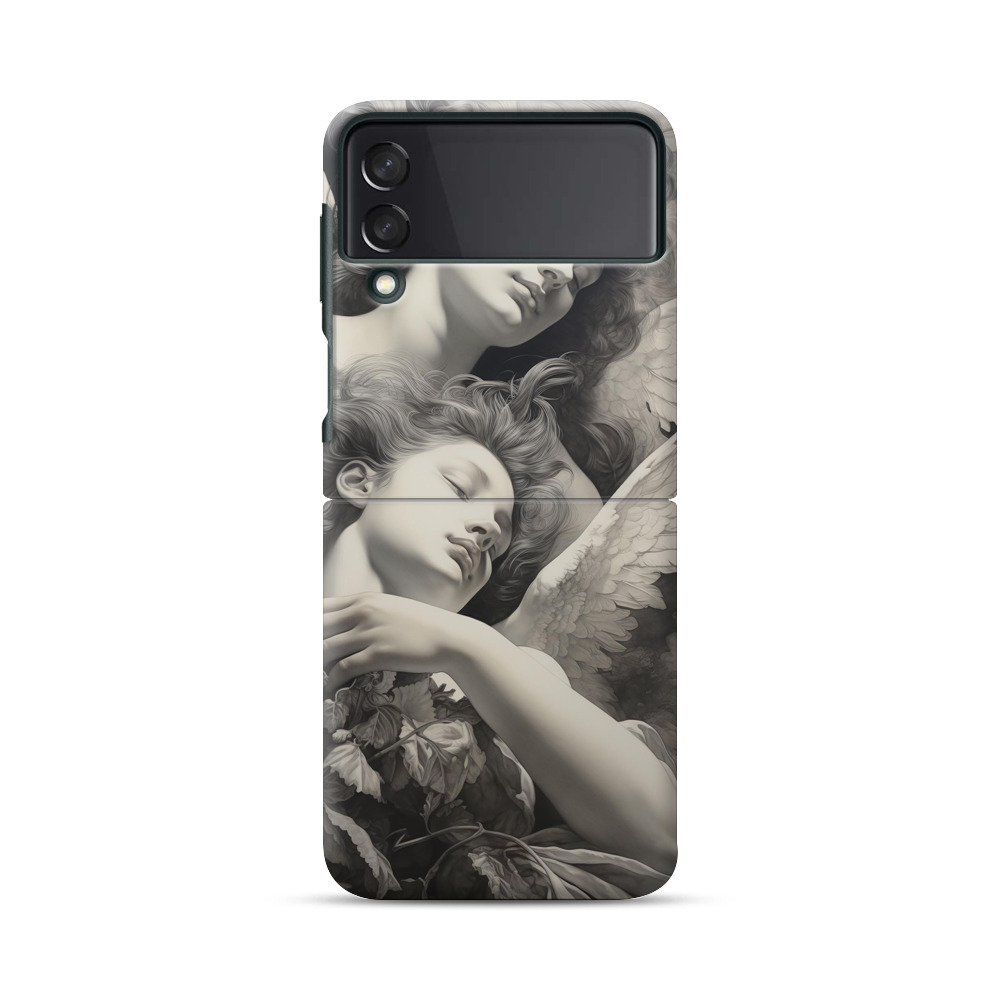 天使の羽の肖像 Samsung Galaxy Z Flip 3 (5G)オリジナルハードケース