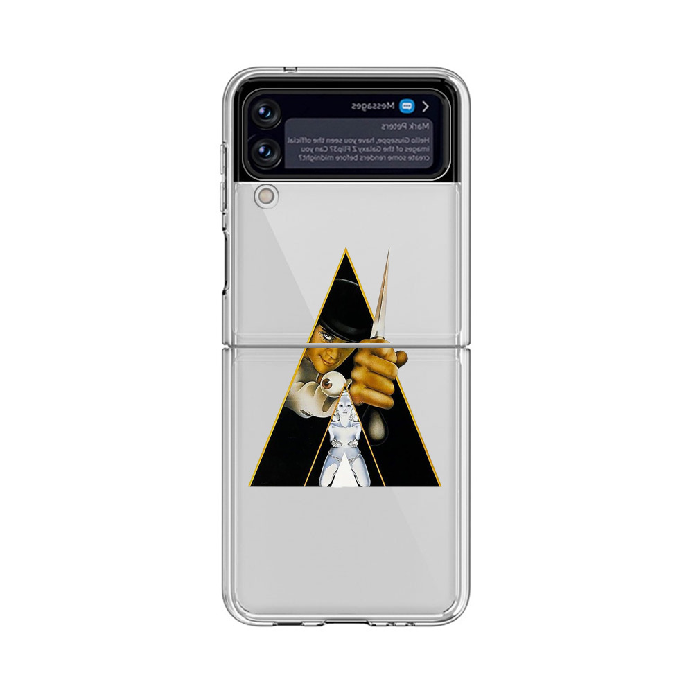 アートなデザイン Samsung Galaxy Z Flip 4オリジナルケース