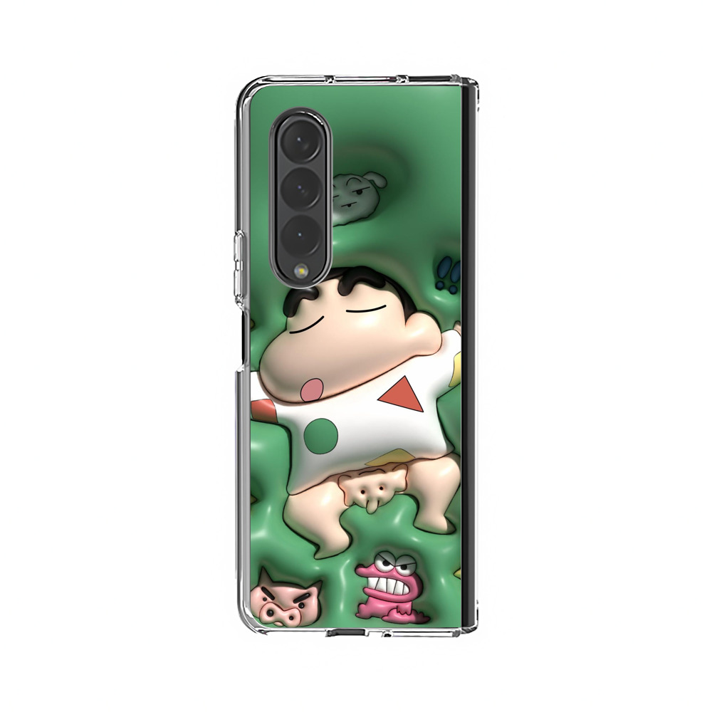 かわいいクレヨンしんちゃん Samsung Galaxy Z Fold 3 (5G)オリジナルケース