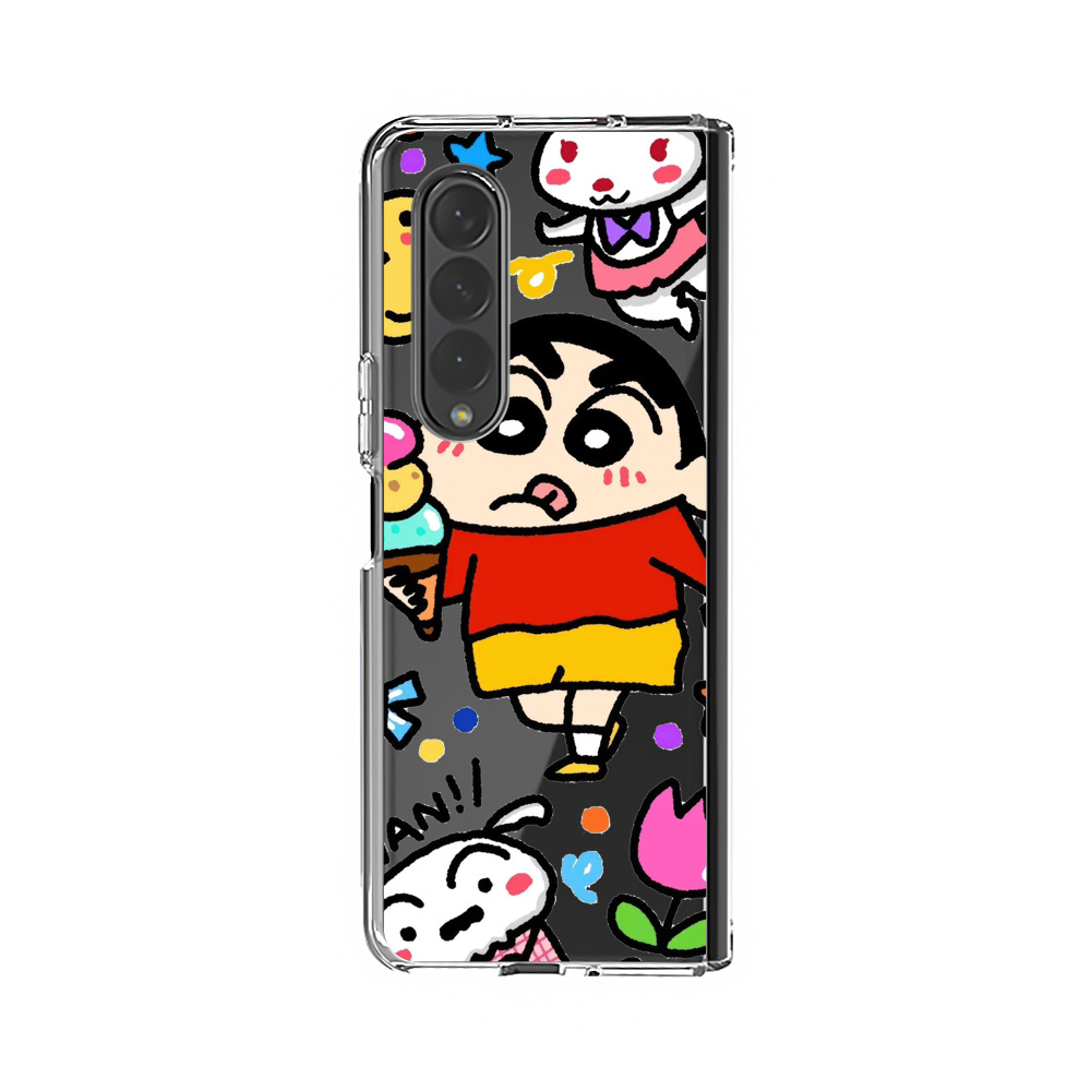 しんちゃんとアイスクリーム Samsung Galaxy Z Fold 3 (5G)オリジナルケース