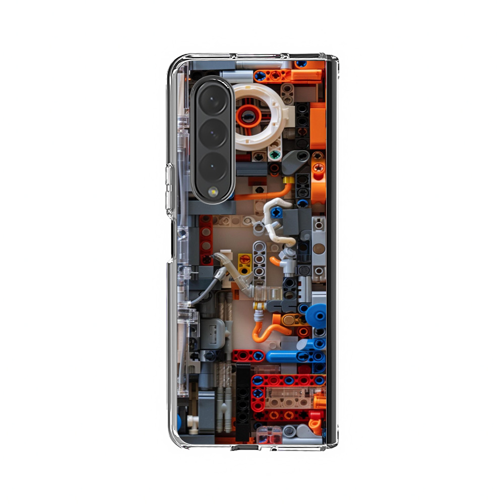 レゴブロック機械構造 Samsung Galaxy Z Fold 3 (5G)オリジナルケース