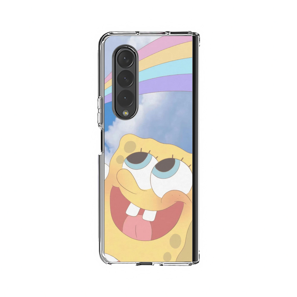 空に手を伸ばすスポンジボブ Samsung Galaxy Z Fold 3 (5G)オリジナルケース