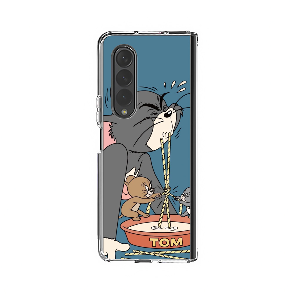 トムとジェリーの一幕 Samsung Galaxy Z Fold 3 (5G)オリジナルケース