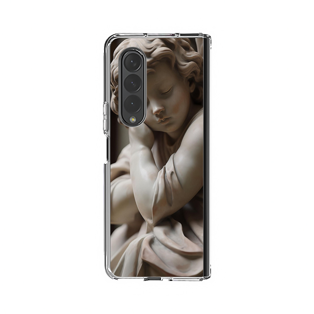 やさしく眠る天使像 Samsung Galaxy Z Fold 3 (5G)オリジナルケース