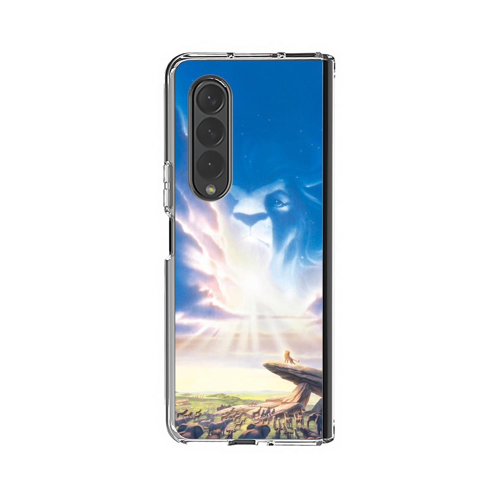 雲の中のライオン Samsung Galaxy Z Fold 4オリジナルケース