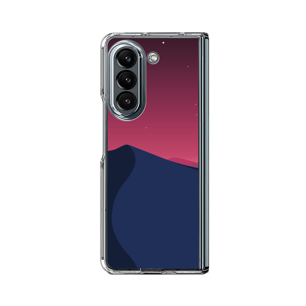 夕暮れの砂丘シルエット Samsung Galaxy Z Fold 5オリジナルケース
