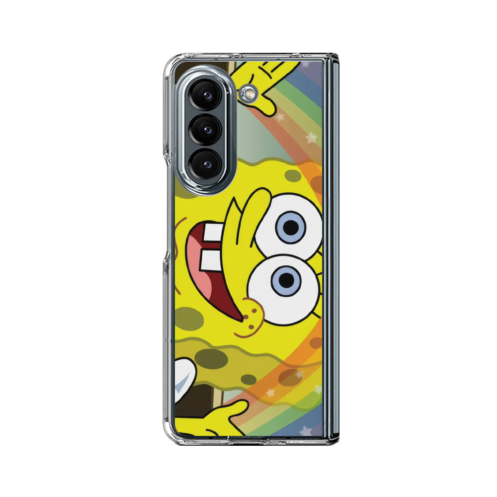 スポンジボブの笑顔 Samsung Galaxy Z Fold 5オリジナルケース
