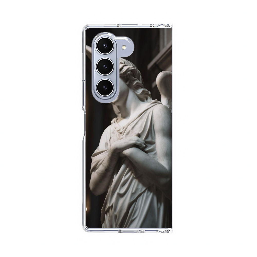 翼のある天使の像 Samsung Galaxy Z Fold 6オリジナルケース