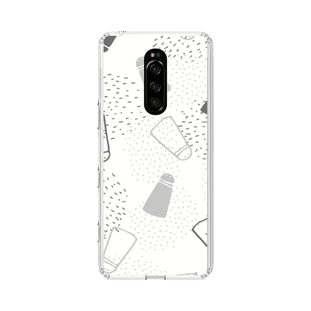 塩の容器のパターン Sony Xperia 1オリジナルケース