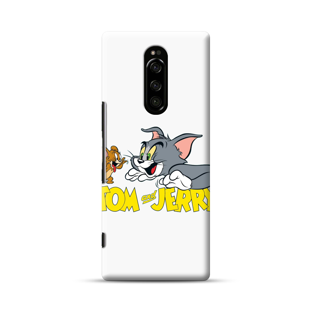 トムとジェリーのイラスト Sony Xperia 1オリジナルハードケース