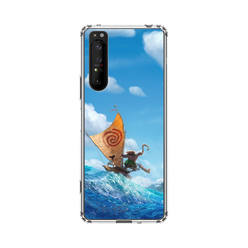 海を航海する伝統の帆船 Sony Xperia 1 IIオリジナルケース