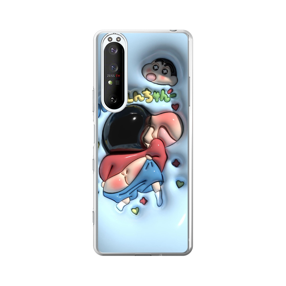 クレヨンしんちゃんのポーズ Sony Xperia 1 IIIオリジナルケース