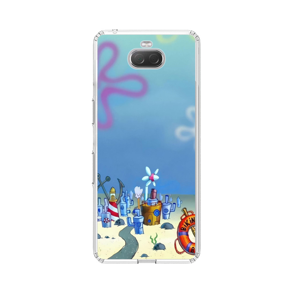 海底都市のイラスト Sony Xperia 10オリジナルケース