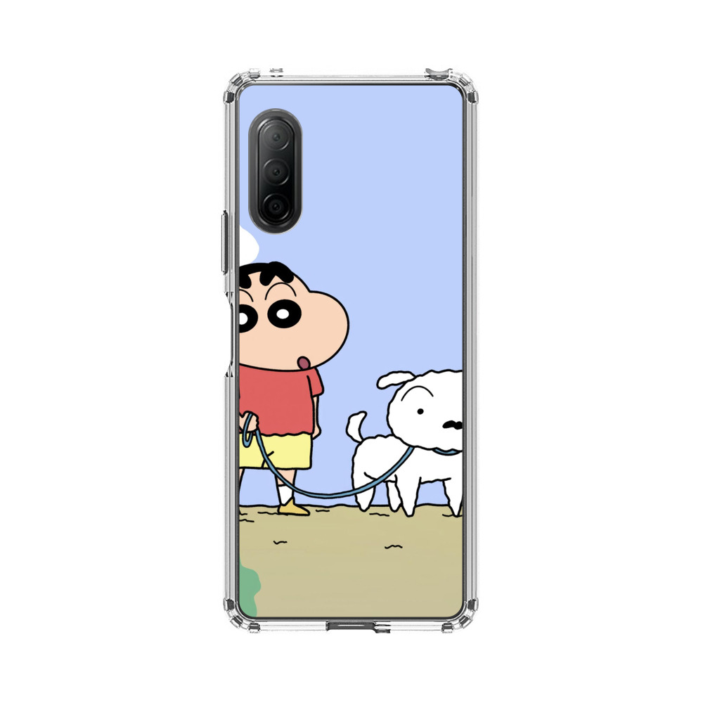 しんちゃんとシロ Sony Xperia 10 IIオリジナルケース