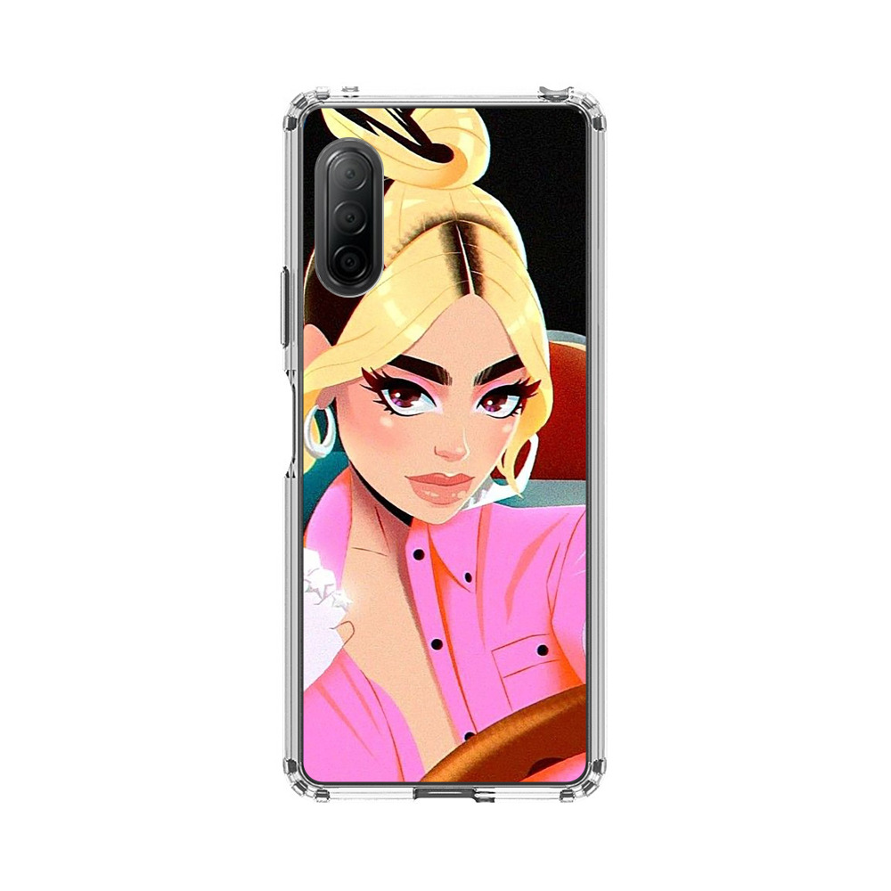 月明かりの夜に運転する女性 cartoon-dua-lipa 月明かりの夜に運転する女性 cartoon-dua-lipa
