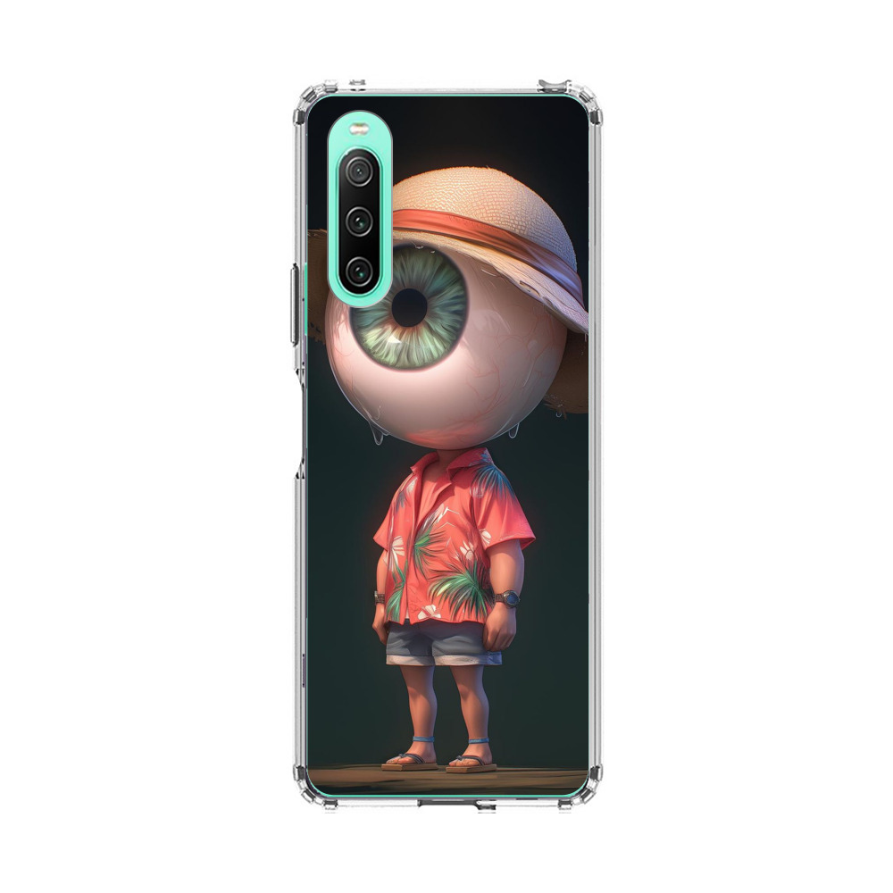 大きな目のキャラクター Sony Xperia 10 IVオリジナルケース