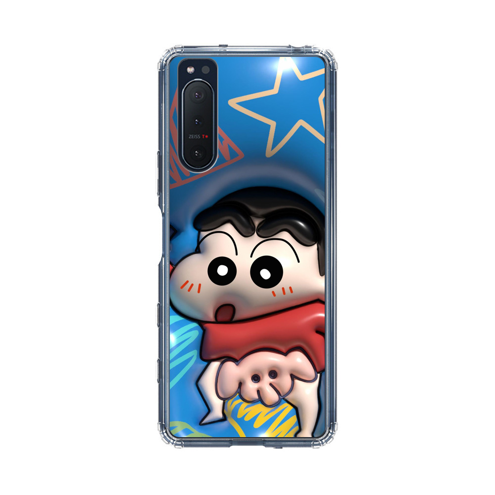 しんちゃん笑顔のイラスト Sony Xperia 5 IIオリジナルケース
