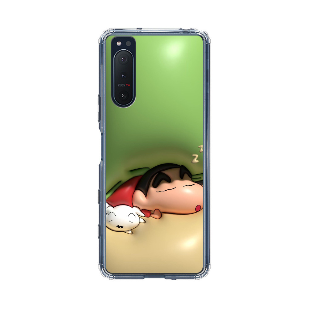 眠るクレヨンしんちゃん Sony Xperia 5 IIオリジナルケース